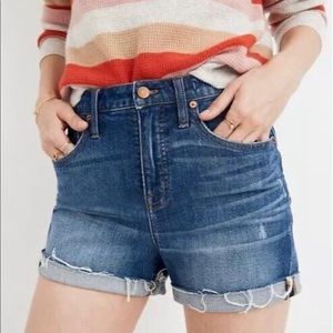 Madewell High Rise Denim Shorts